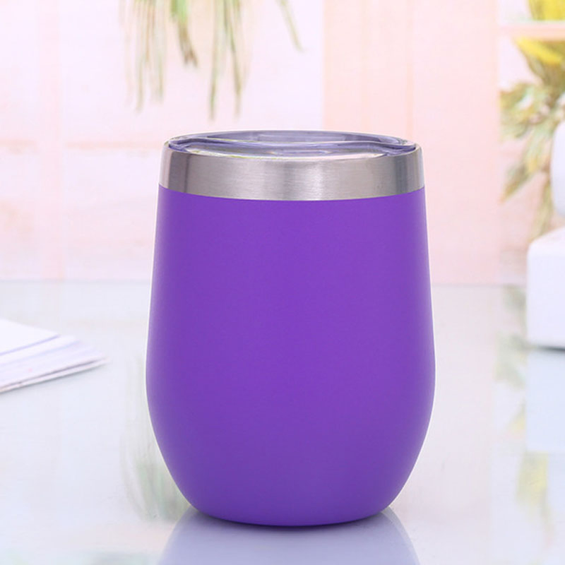 Яйцевидная кружка 12oz из нержавеющей стали, мультиколор