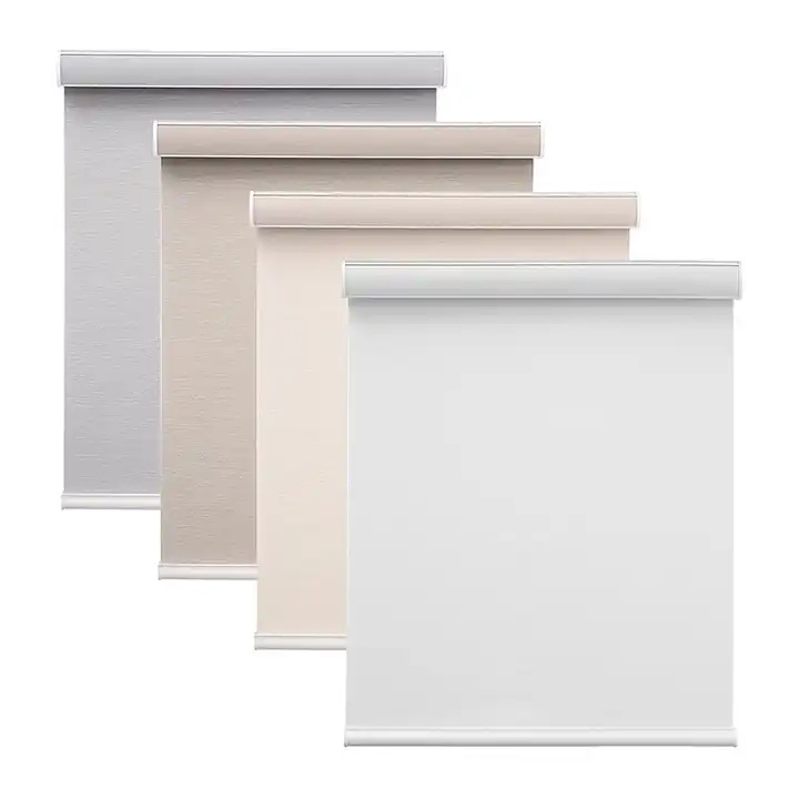 Indoor Smart Electric Blackout Window Motorized Roller Blinds Motorised Automatic Office Cordless Roller Blinds
