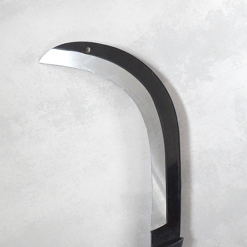 Factory Wholesale Agricultural Farming Tools Reinforced Aluminum Handle Sickle Rice Harvesting Scythe