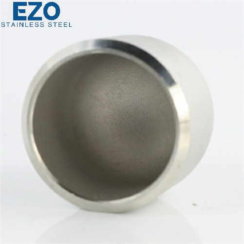 SS304 Sch5s Hygienic Butt Weld Curve Conical Dished Head Pipe End Cap for Water Supply