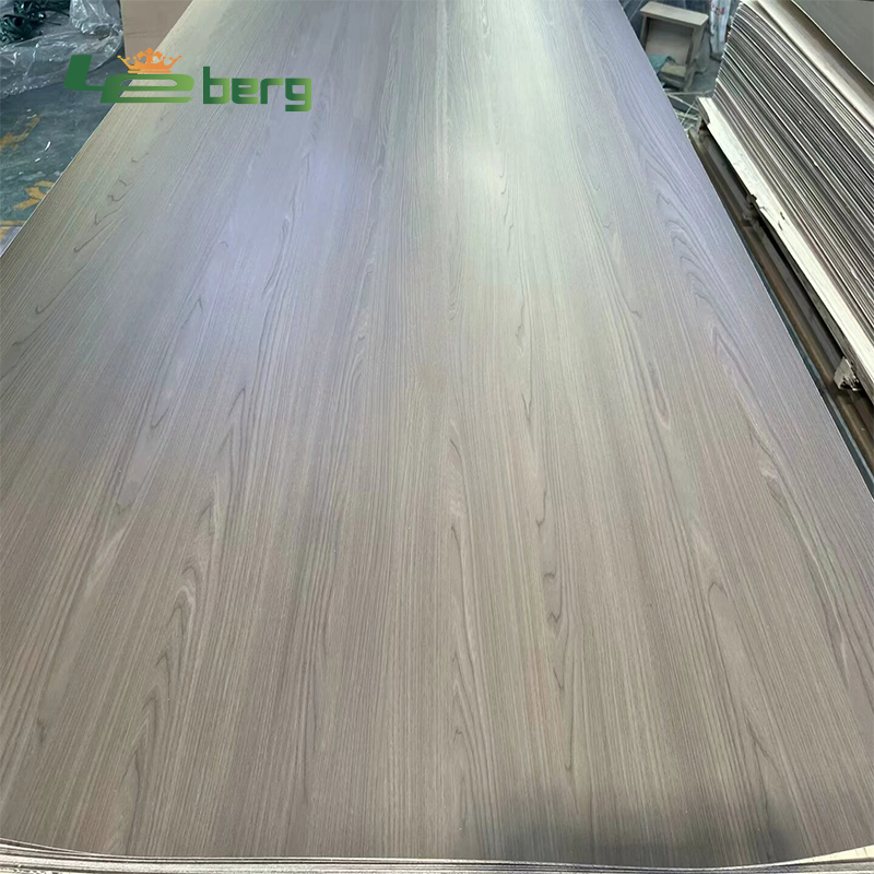 China Factory AA 4*8/4*9 E1 Cloth Grain Embossed Melamine Paper Recon Plywood/Artificial Veneer/Poplar Core ISO for Home Furniture