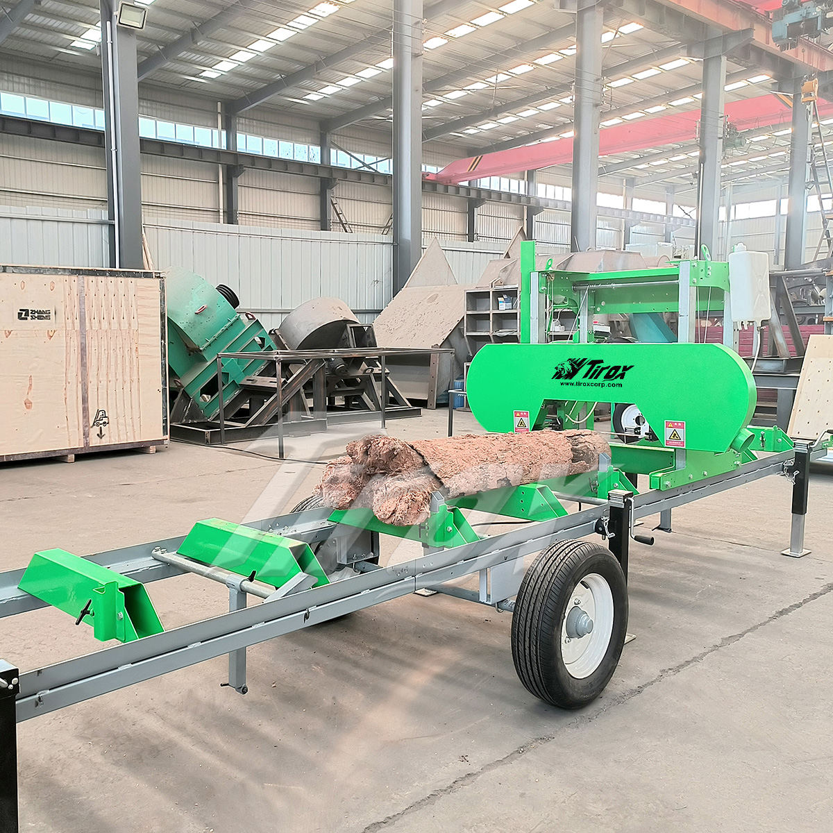 Ленточнопильный станок портативный дизельный