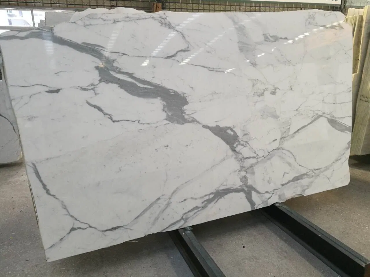 Bianco Carrara Statuario White Marlbe Slabs for Wholesale Slabs Countertops