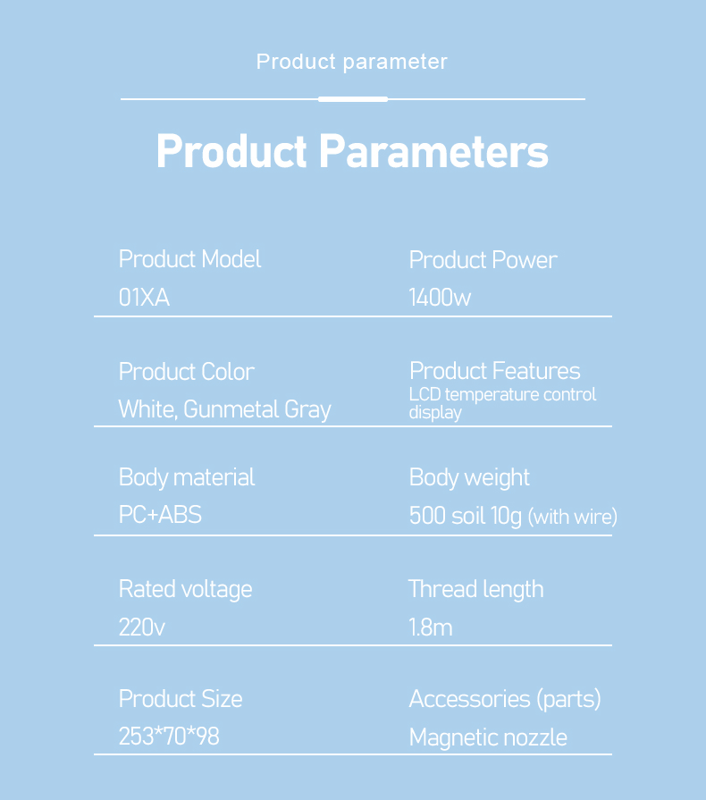 Best Quality Fashion Xf-01xa Negative Ion Hairdryers for Travel Hotel Use