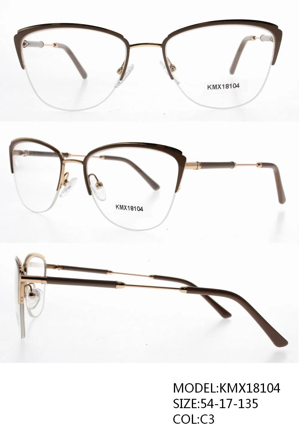 High Quality Lady's Optical Frames New Fashion Style Kmx18104