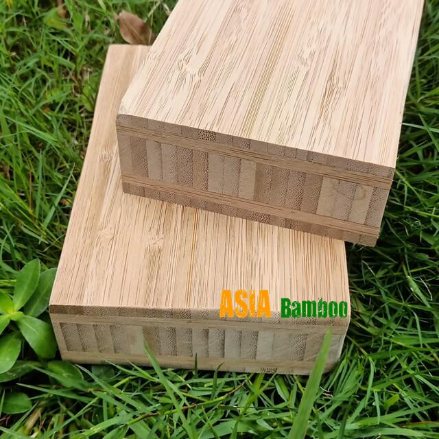 2440X1220X40mm Caramel Vertical Cross Ply Bamboo Furniture Boards, Bamboo Panels, Laminated Bamboo Ply Sheets