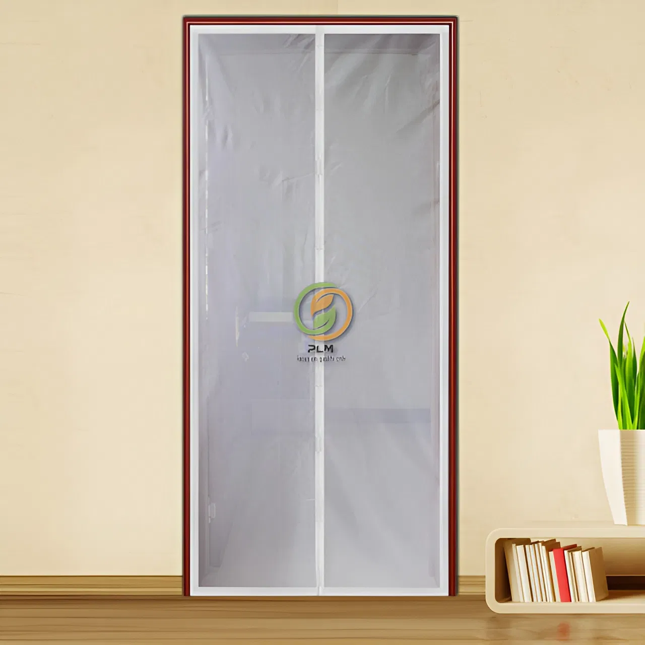 Plain Magnetic Soft Screen Door Magnetic Door Curtain Mosquito Proof Home Non Perforated Mosquito Proof Invisible Door Curtain, Customizable Size
