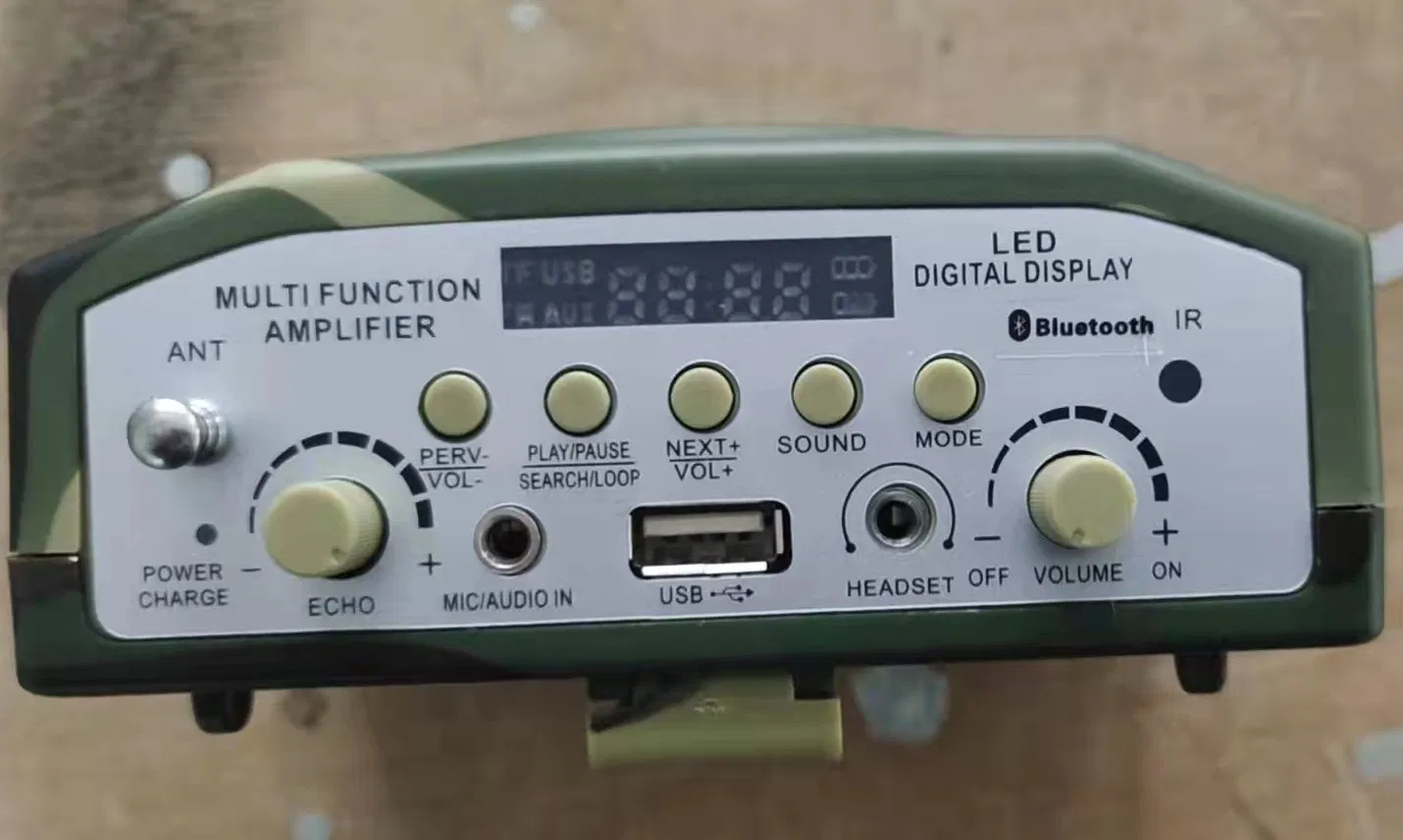 Ws898 Bird Call Catching Bluetooth Amplifier Outdoor Camouflage Remote Control Speaker