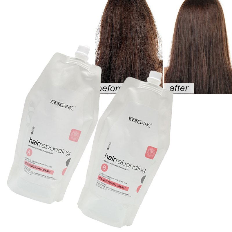 Professional Salon Use Permanent Hair Straightening Hair Perm Lotion Private Brands Keratin Hair Perm for Women