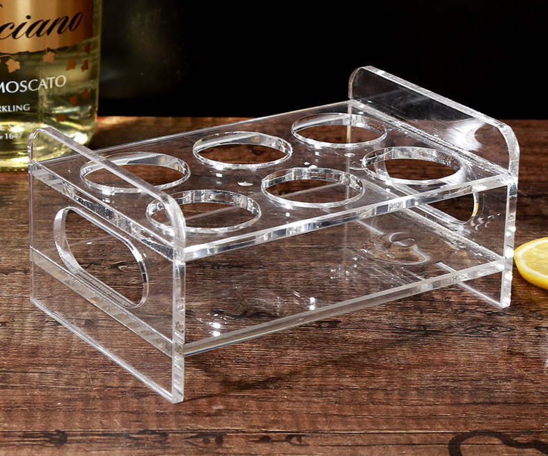 Bar Cup Holder Acrylic Rainbow Bullet Cup Holder Creative One Cup Cocktail Cup Holder