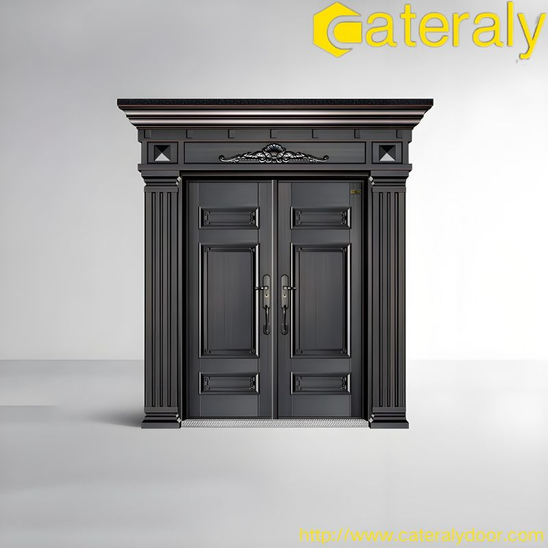 Cateraly Adjustable Hinges Security Door for Enhanced Home Security and Soundproofing with Hardware