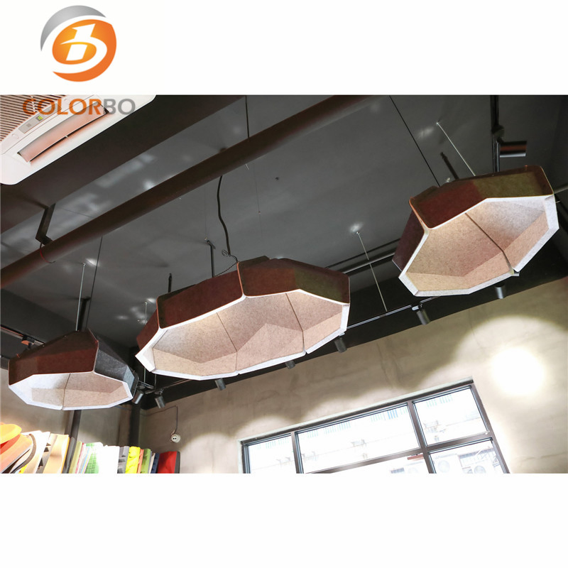 Creative Lampshade Design Grey Color 100% Polyester Made Lampshade