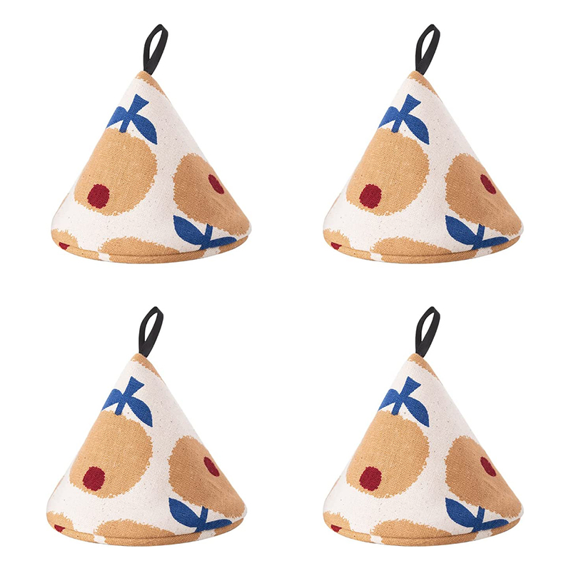 Cooking Pinch Grips 4 Pack Cotton Kitchen Insulated Oven Mitts Cooking Backing