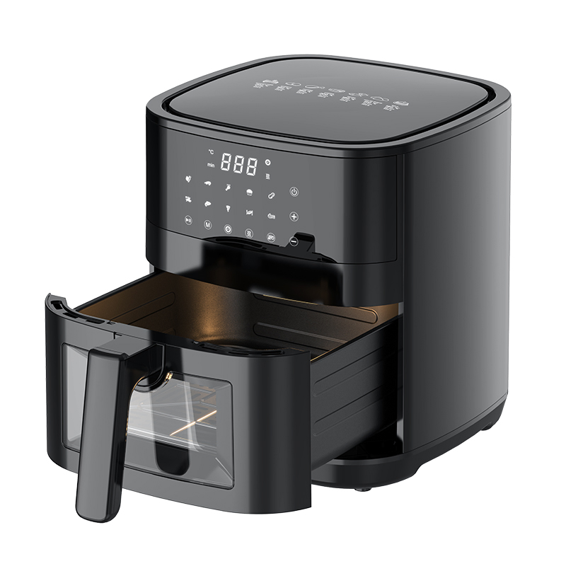 Portable 3.5L Digital Air Fryer Touch Control, 1500W, Oil-Less Cooking Oven