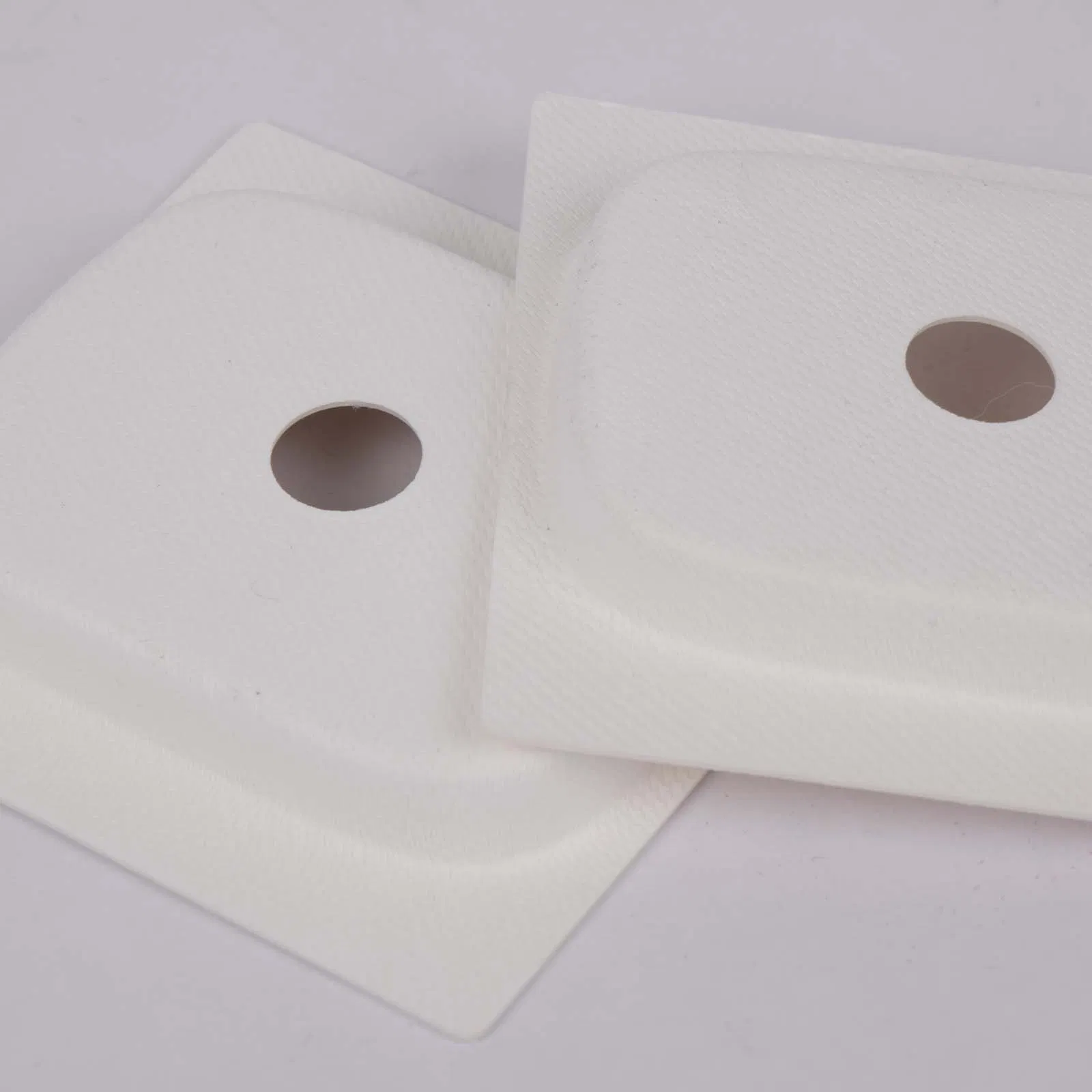 Kbd-White Pulp Earphone Tray Featuring Wet Press Technology