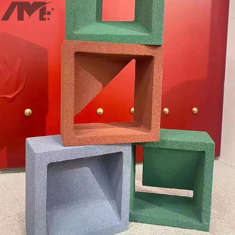 Chinese Decorative Outside Wall Villa Building Material Red Hollow Wall Bricks