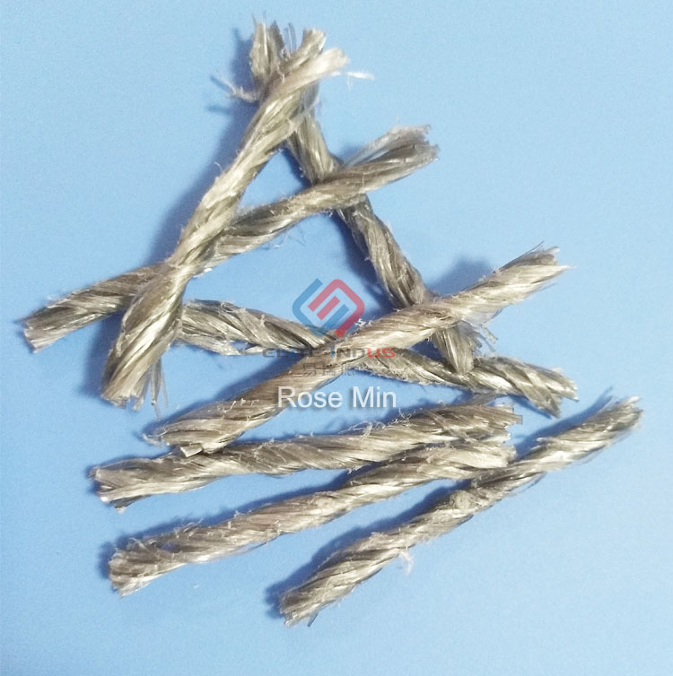 54mm Fireproofing Durability Polypropylene Twist Fiber