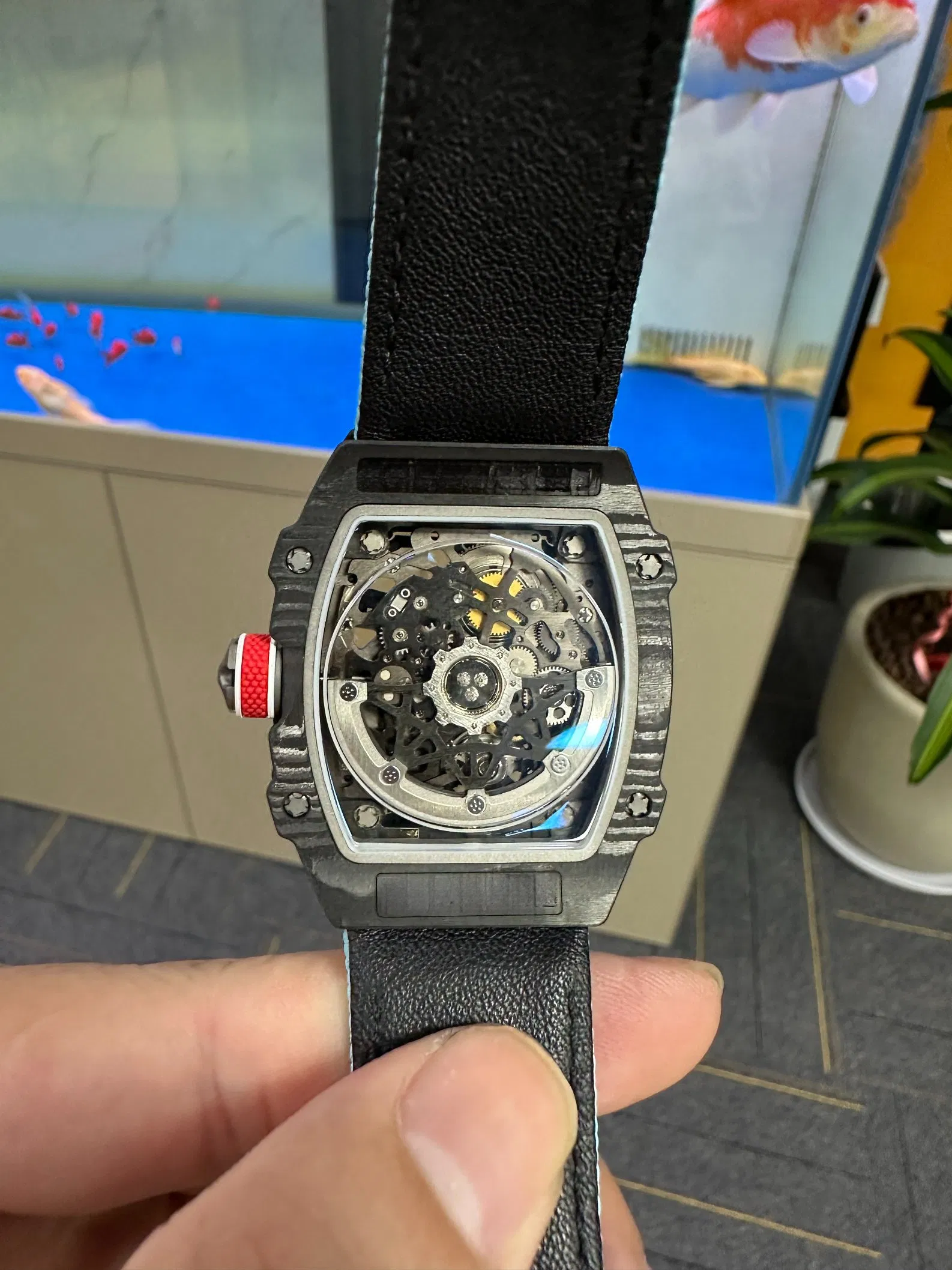 Top Luxury Watch RM 67-02 Model, AV Customized Thickness 7.8 Millimeters Weight 35 Grams