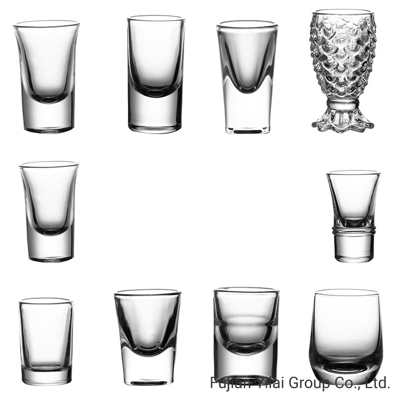 Elegant Light Stable 30ml Bar Wine Liquid Lead-Free Shot Glass Tumbler Cup Shot Glass