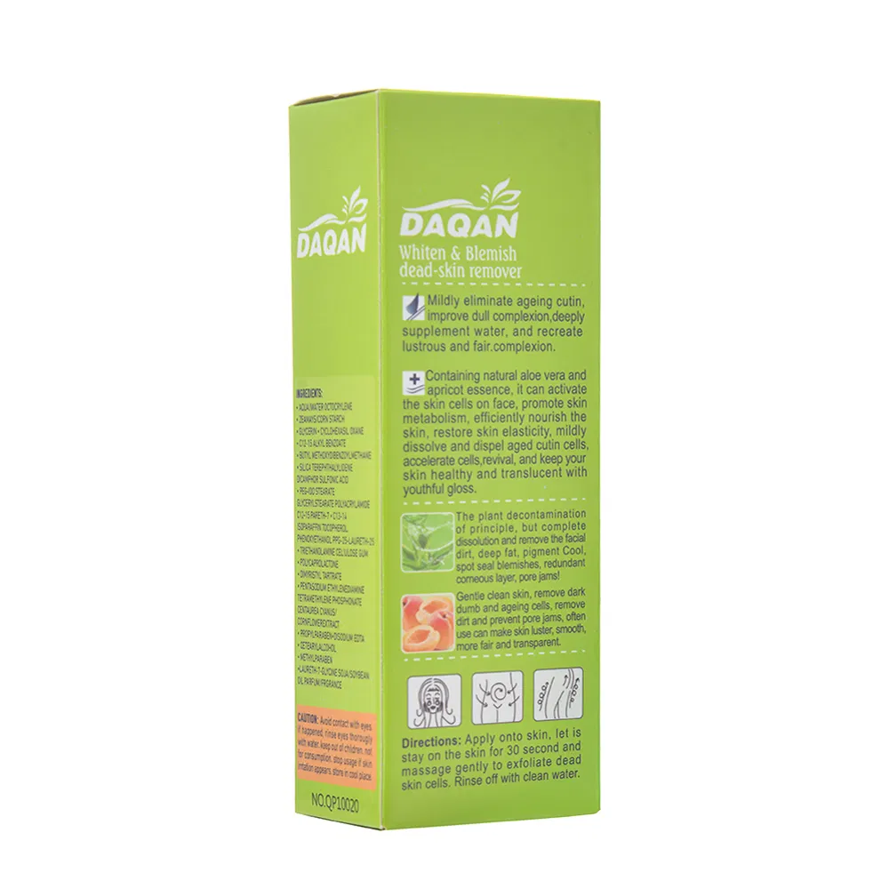 Factory Direct Aloe Vera Apricot Exfoliating Scrub Brightening & Smoothing Face Exfoliator