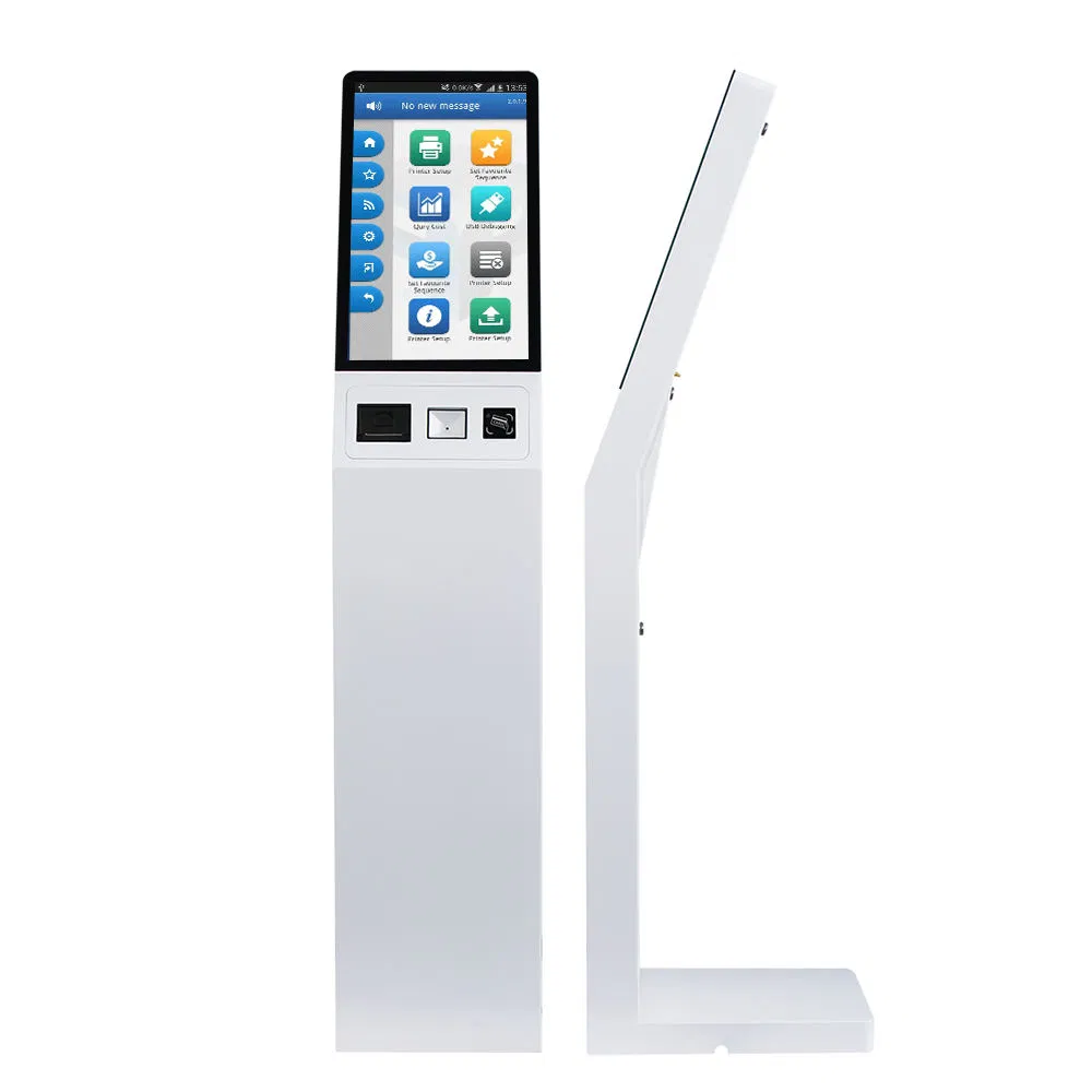 Visitor Registration 21.5 Inch Touchscreens Queue Touch Screen Self-Care Kiosk