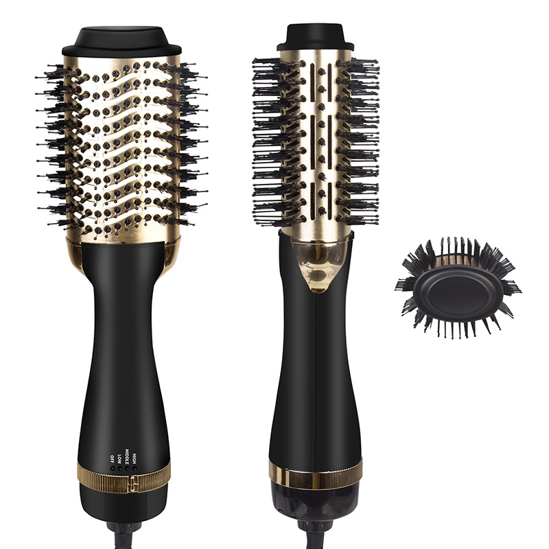 Hot Brush 24K Gold One-Step Hair Dryer and Volumizer Curler Comb