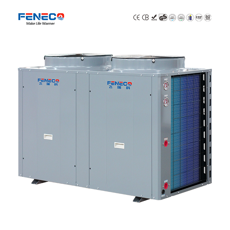 11-150kw Commercial Heat Pump Water Heater Air Source Heat Pump Air to Water High Cop with Copeland Compressor