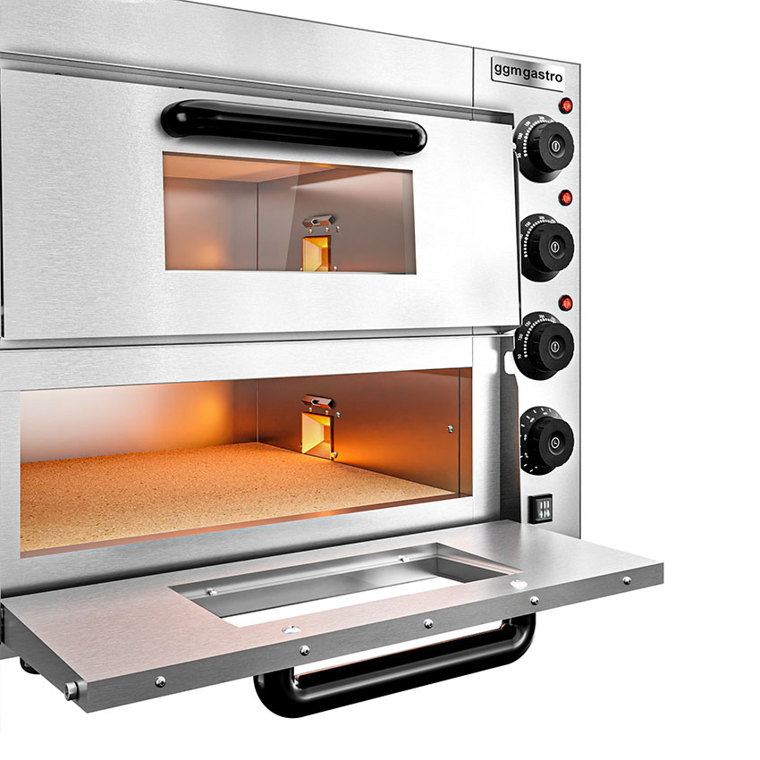 2 Deck 2 Trays Bread Maker Electric Deck Oven for Bakery