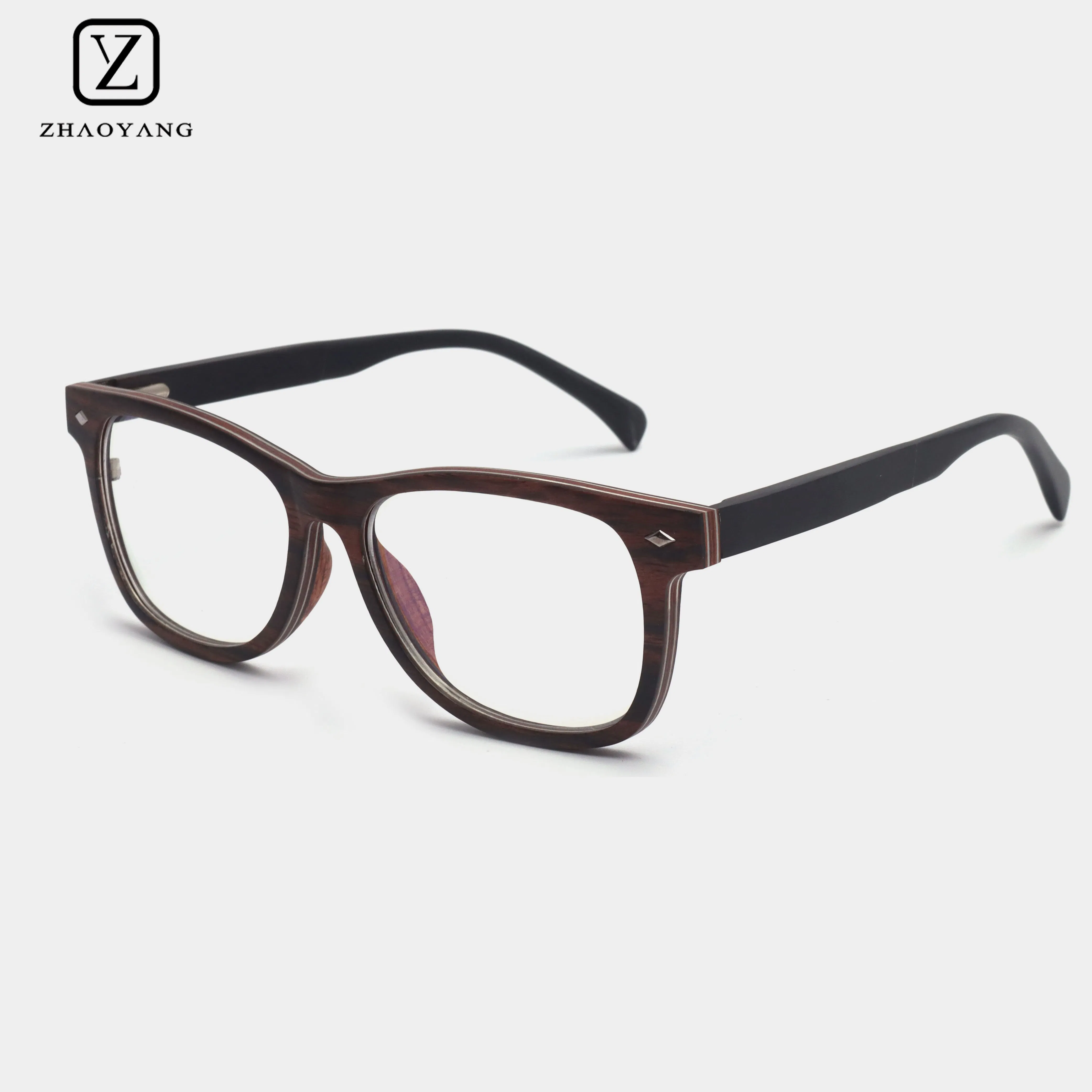High Quality Eco Handmade Wooden Optical Glasses with Stylish Modern Appeal