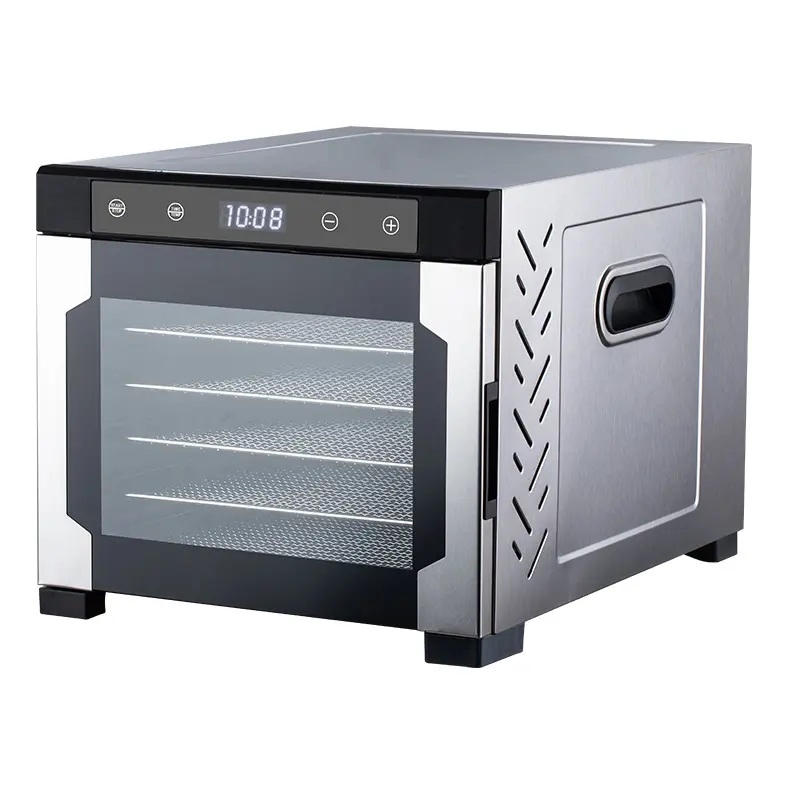 Home Stainless Steel 6 Tray Food Dehydrator Fruit and Vegetable Dryer Drying Machine