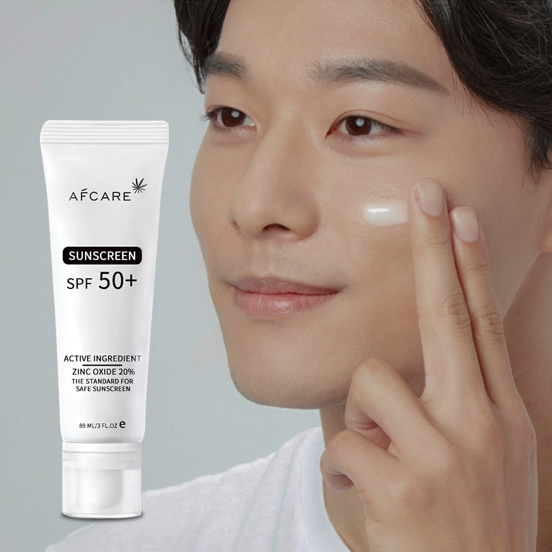 Private Label Whitening Waterproof 20% Vitamin E Face SPF 50 Sunscreen Cream