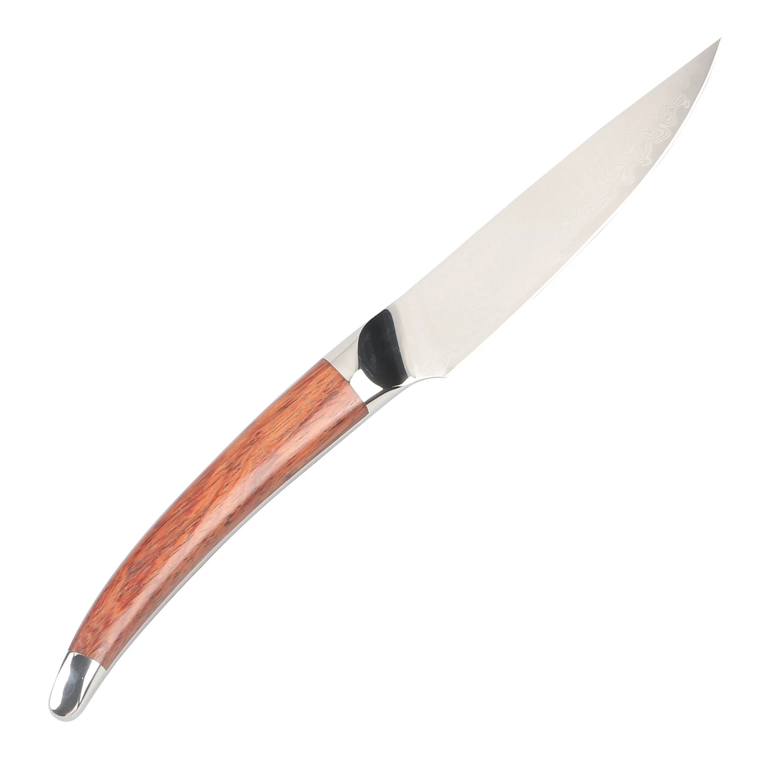 Luxury Line Laguiole Style Damascus Steel Flatware Steak Knife