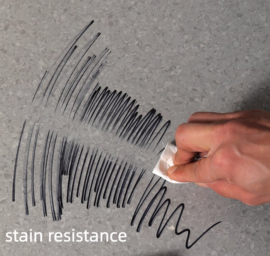 Homogeneous Roll Sheet Plastic Floor Vinyl PVC Flooring for Educational Facilities