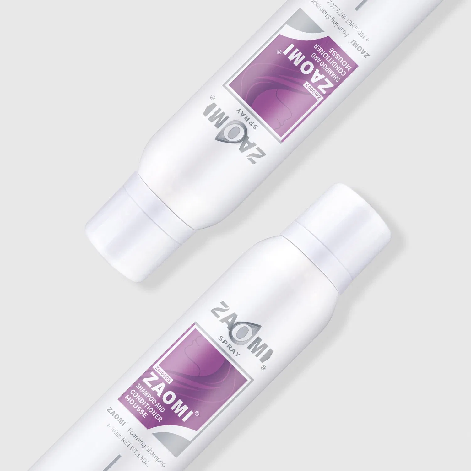 Zaomi Custom Logo Hair Care Products Natural Organic Material Hair Shampoo and Conditioner