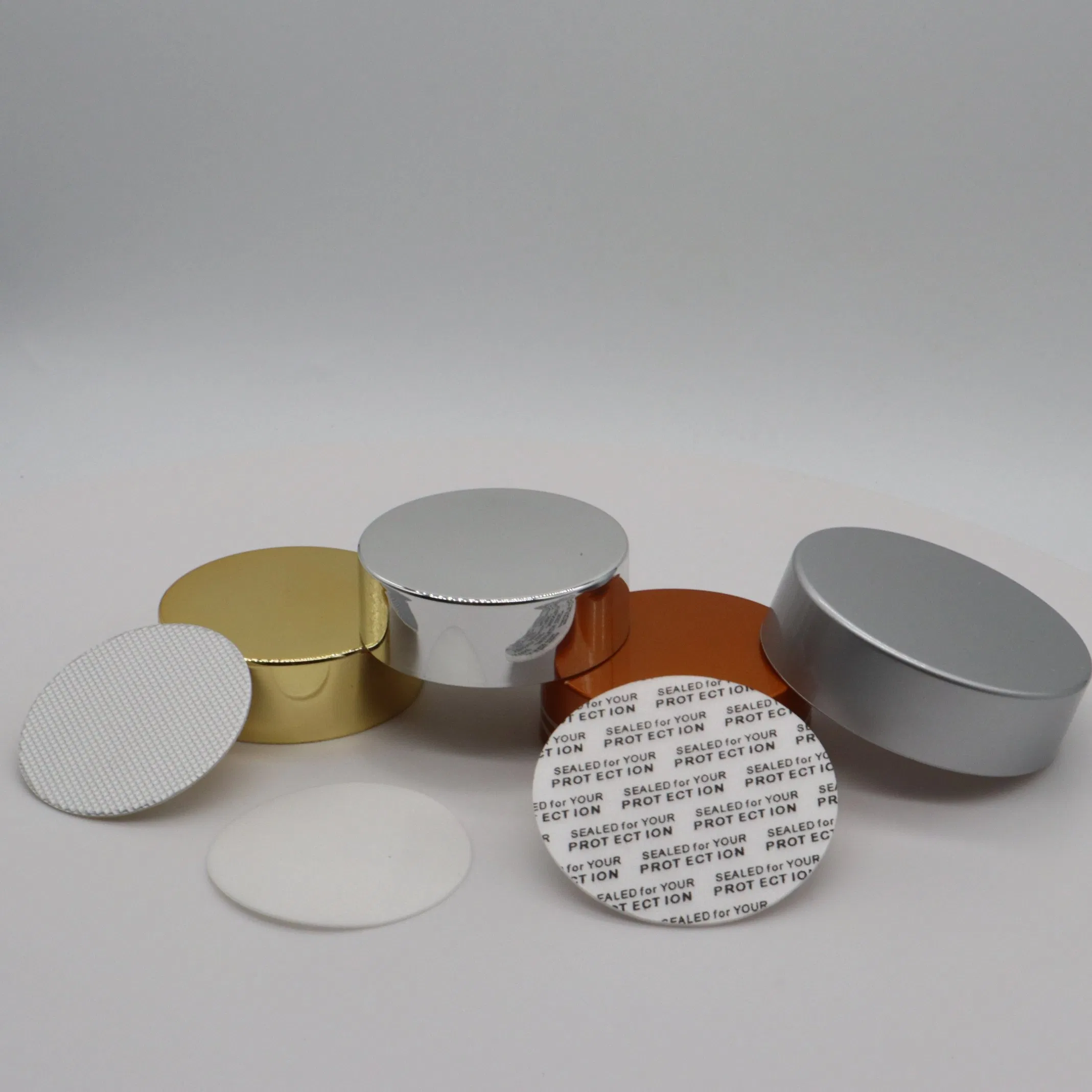 Food Grade Glass Jar Empty Transparent Glass Tablet Pill Capsule Bottles with Aluminum Caps Medicine Bottle Amber Green 100cc 200cc 500cc