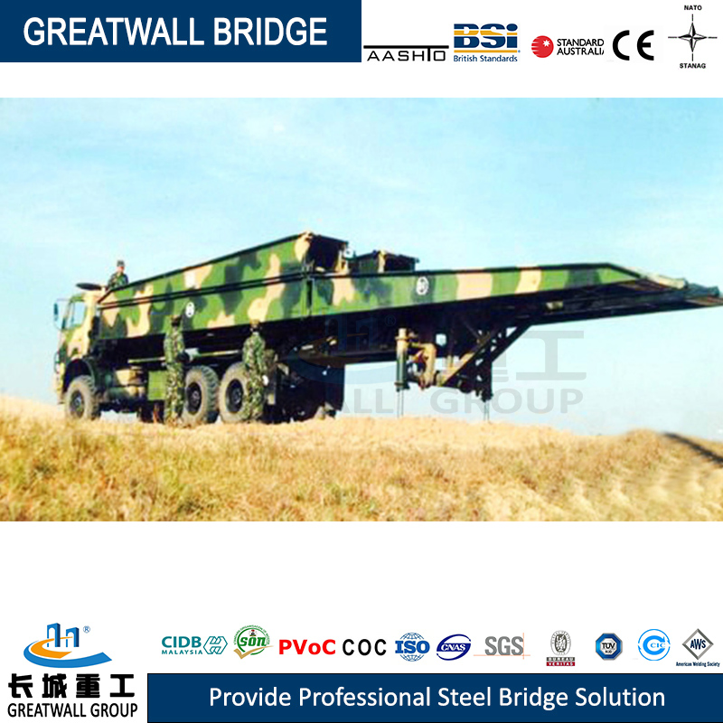 China Manufacturer Prefabricated Steel Bridge Design Use in Various Mountain Streams