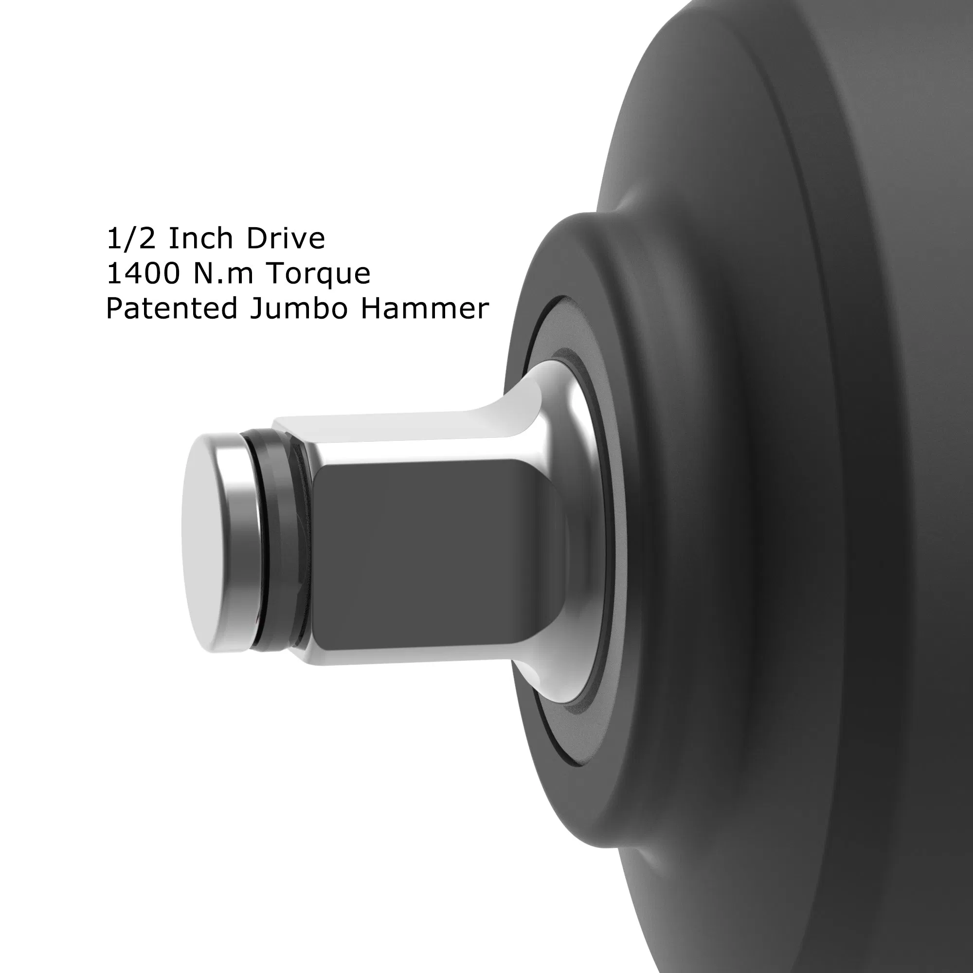 Пневматический гайковерт Puffer Tools 1/2 дюйма, 1400 Н·м