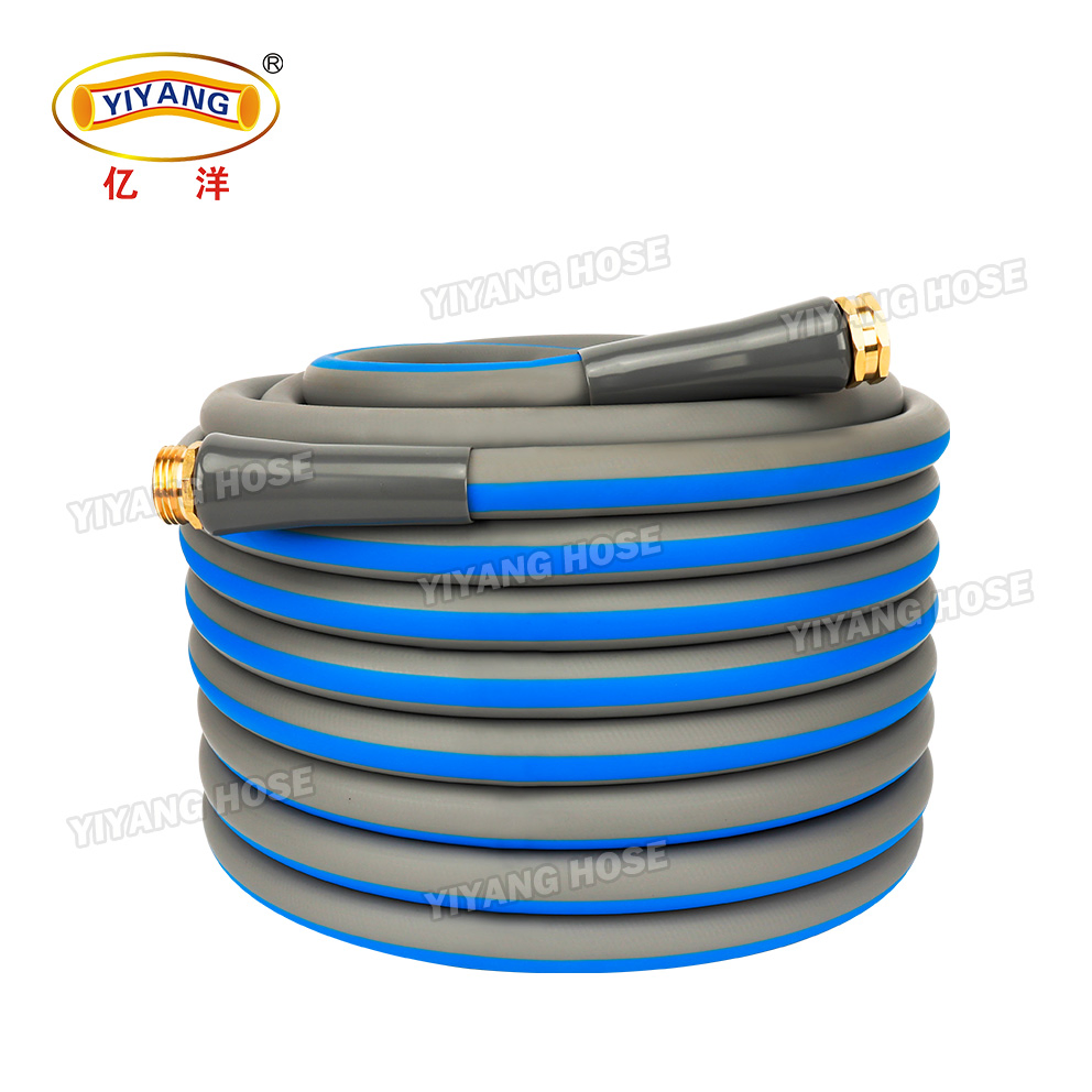 Heavy-Duty 5/8 Inch PVC Garden Hose with Custom Brass Fittings