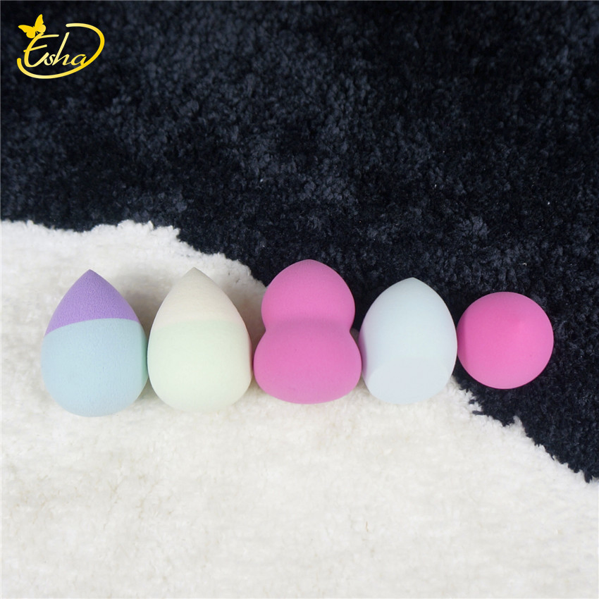 Esponja De Etiqueta De Esponjas De Maquillaje Personalizado Silicone Cosmetic Sponge Makeup Suave Con Forma