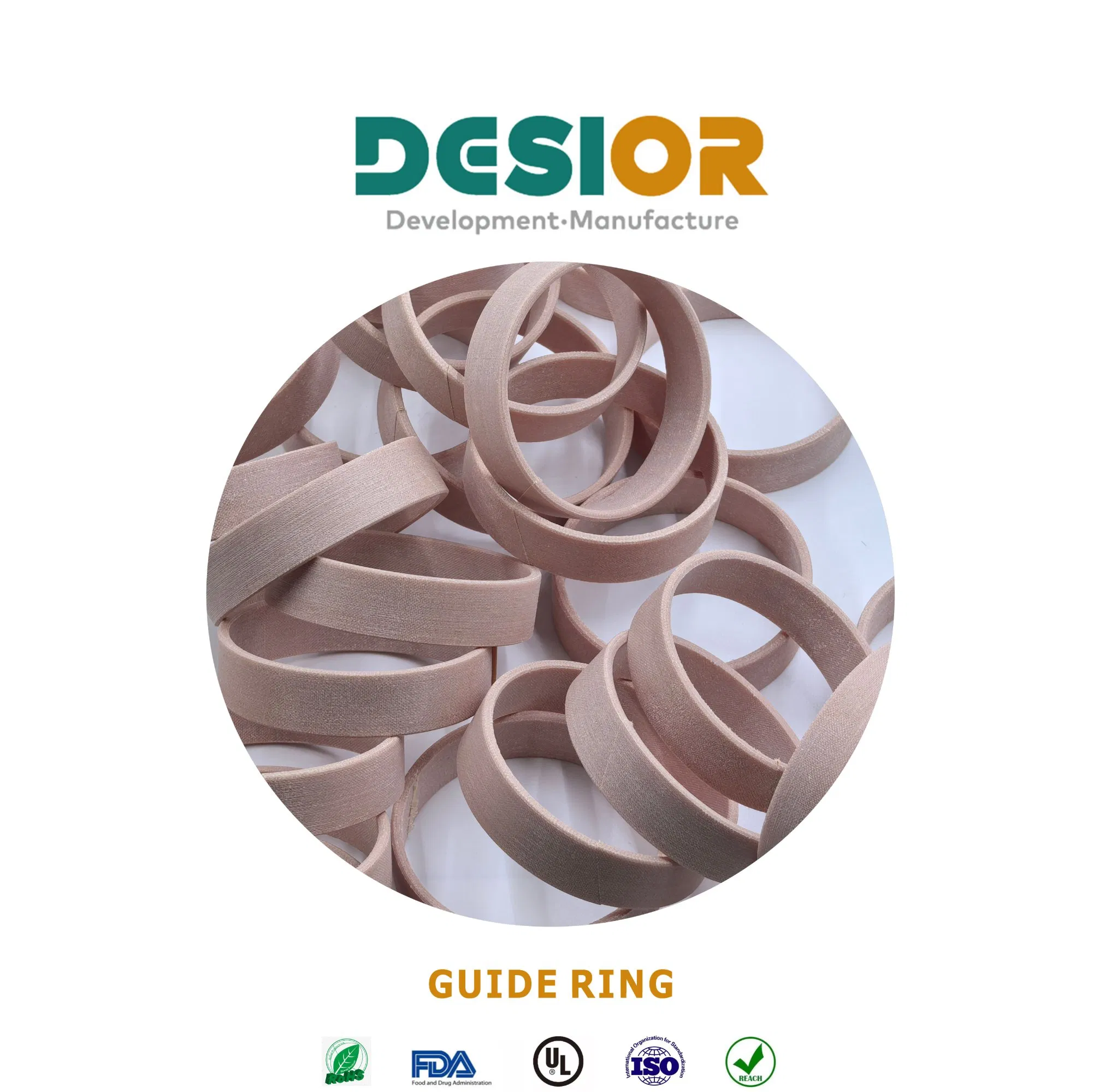 Factory Custom Wr Piston Phenolic Fabric Excavator Wear Ring Guide Ring Wr Support Ring