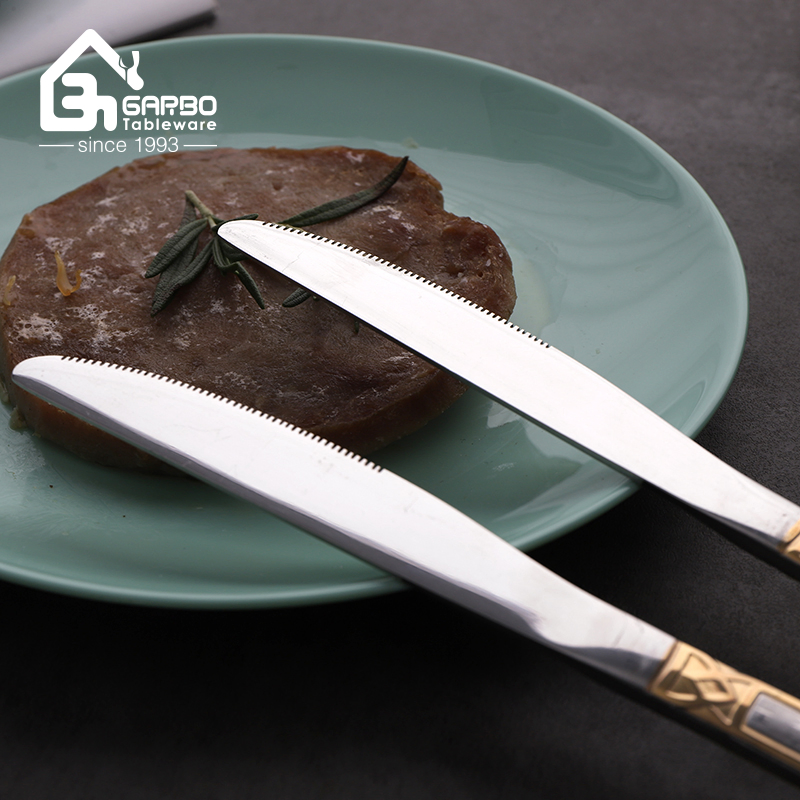 Food Grade Safe Stainless Steel Flatware Table Knife for Home Restaurant