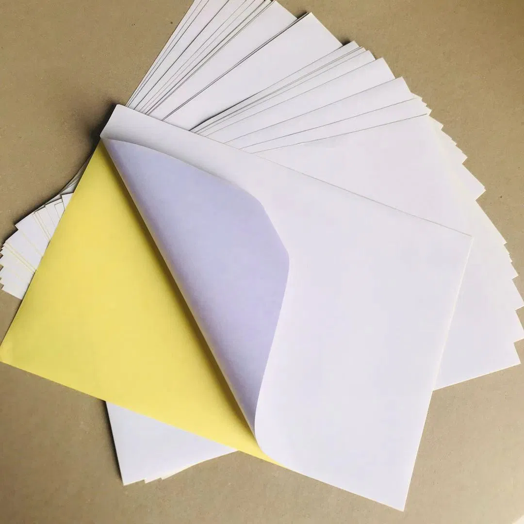 Waterbase Glue 20GSM Self Adhesive Cast Coated Paper