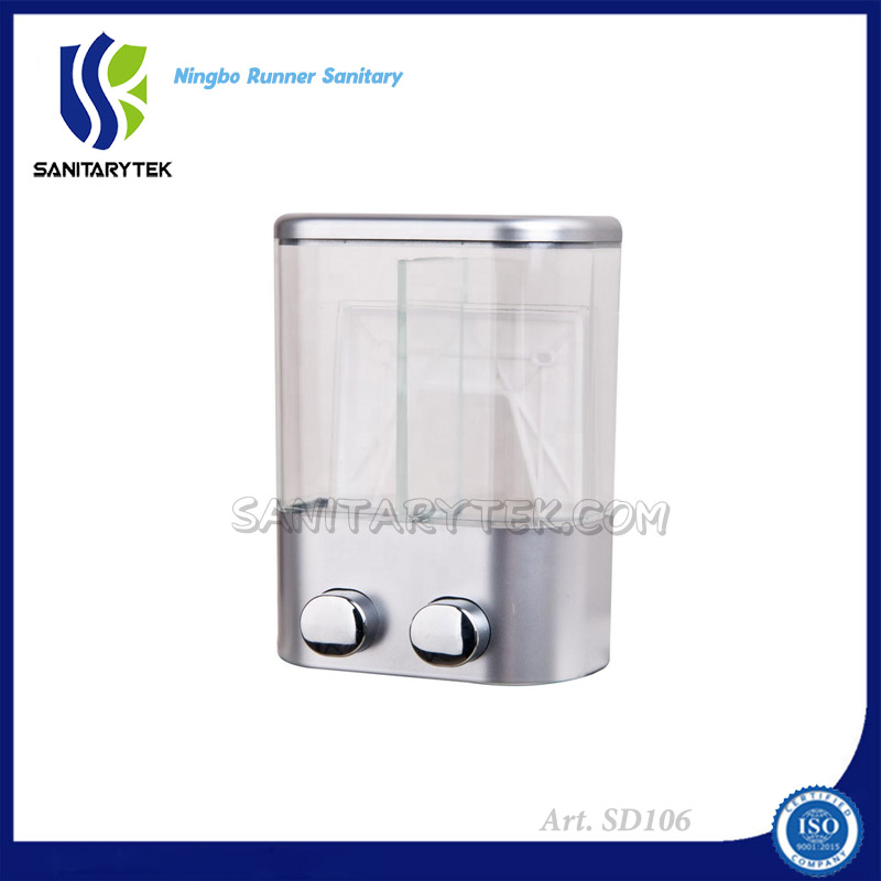 1000ml Dual White Liquid Soap Dispenser White