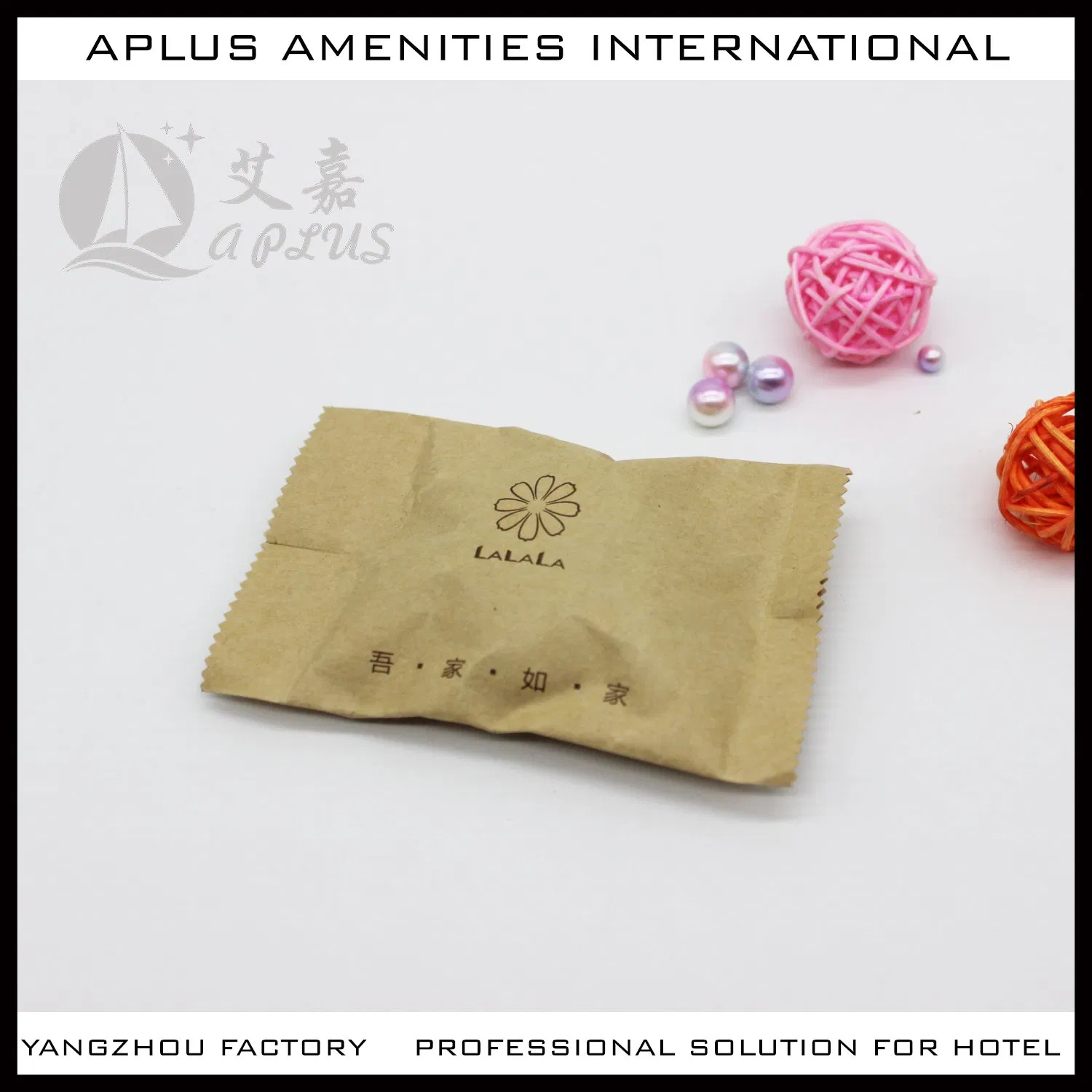 Wholesale Small Mini White Hotel Soap in Sachet Packaging 03