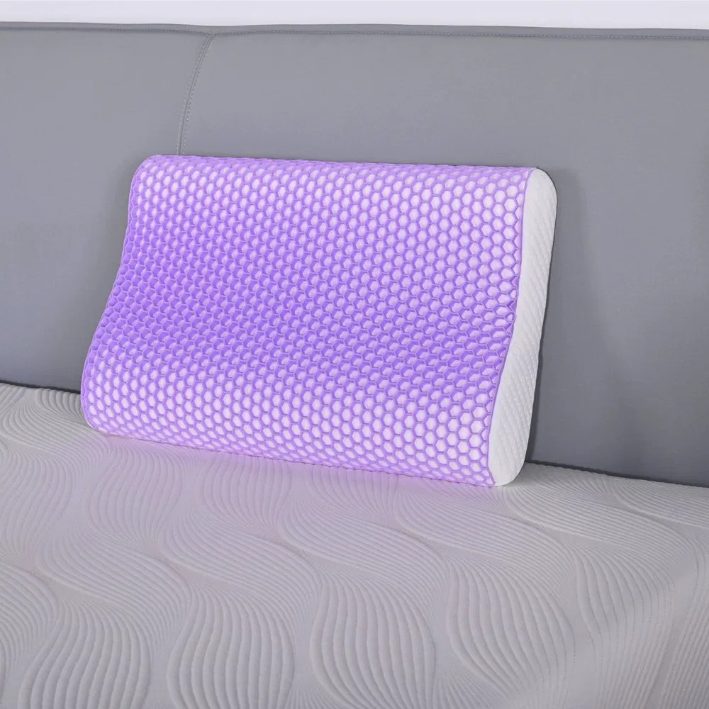 Elastic Grid with Breathable Pillow Cover Oversize for Hot Sleepers