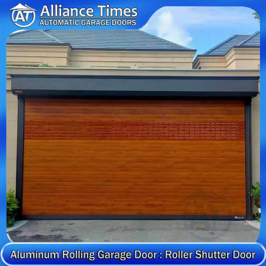 Premium Aluminum Alloy Garage Shutter Doors for Residential Use