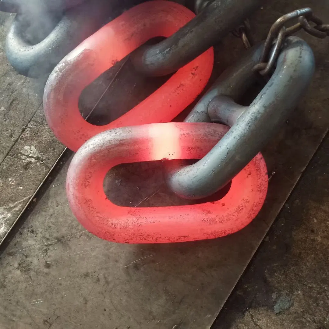 U2 28mm/32mm/48mm Black/Galvanizied Steel Studlink Anchor Chain for Marine/Buoy/Aquaculture/Fender/Load/Shipping with ABS/BV/Lr/CCS Cert