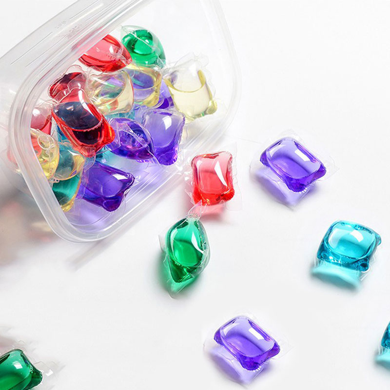 Flower Fragrance Liquid Detergent Pods Washing Cloth Pod Detergent Water Soluble Laundry Liquid Pods Capsules