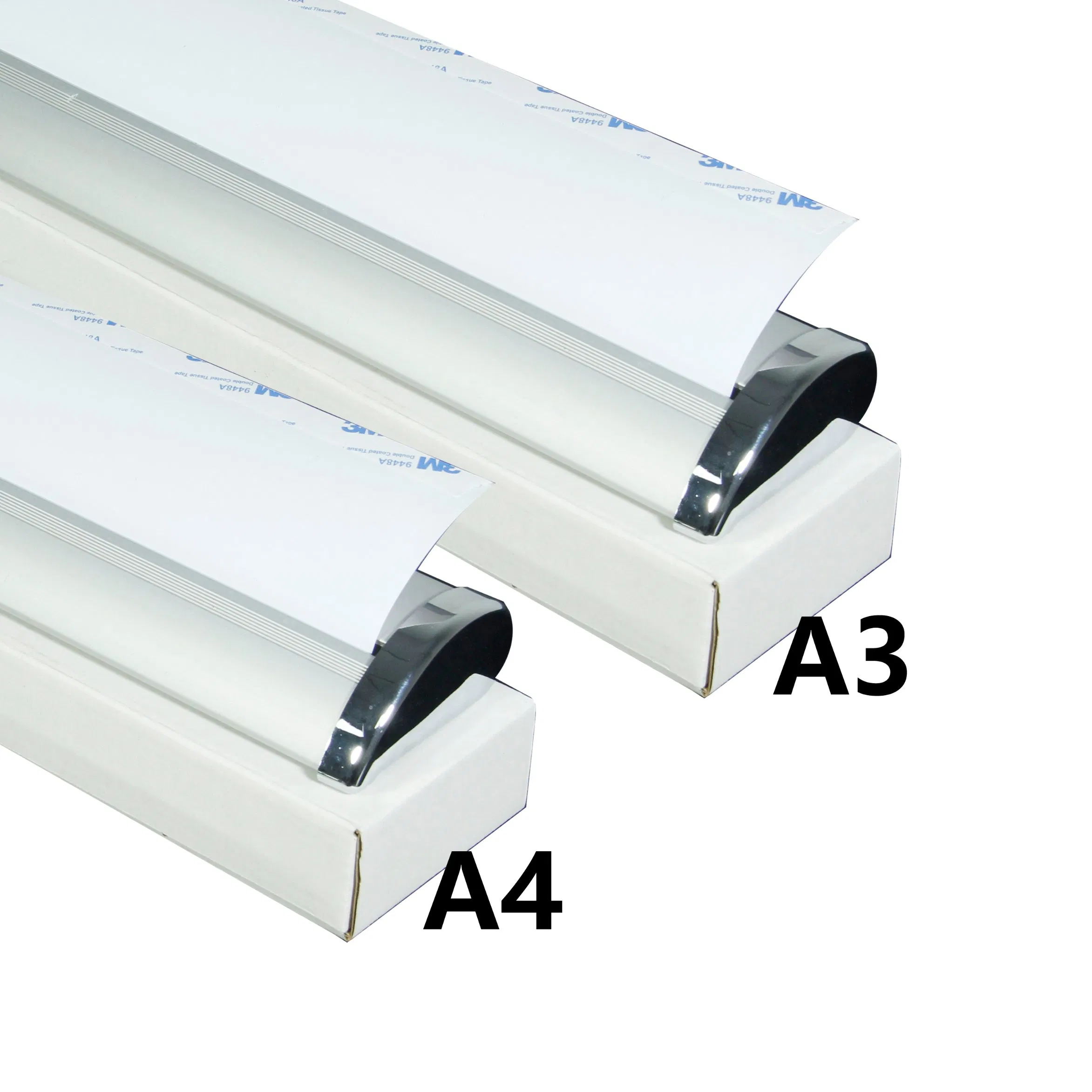 Mini Desk A3 A4 Hand Held Roll up Customized Screen Display Portable Retractable Banner in Stock