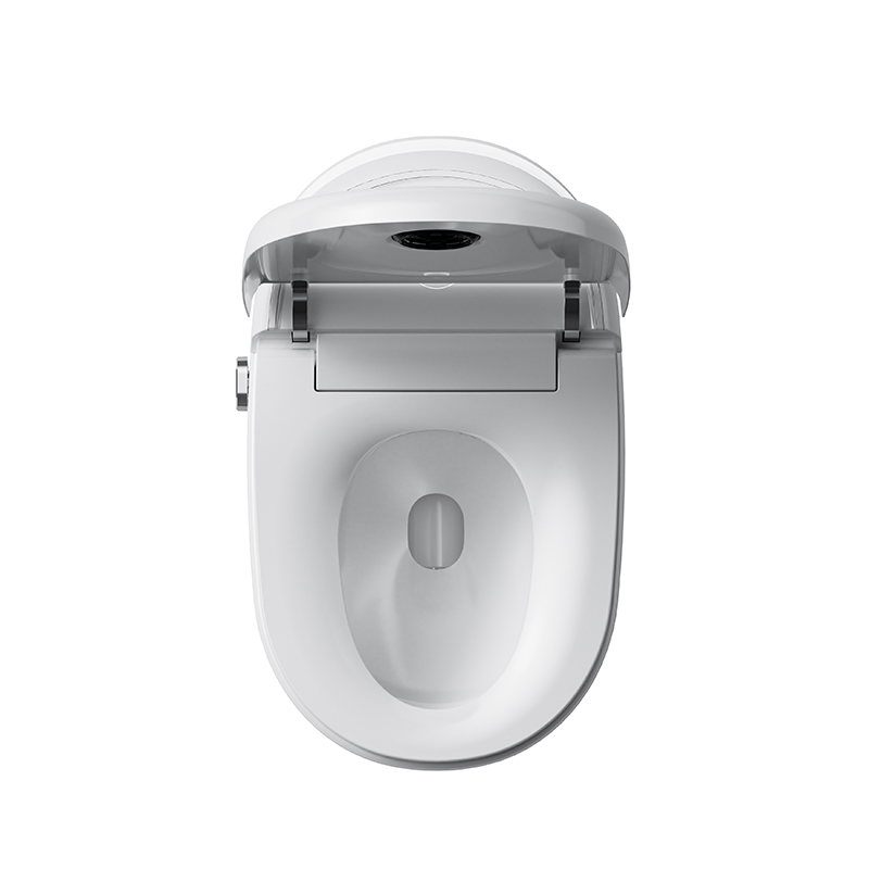 One Piece Automatic Heated Siphon Smart Sanitary Toilet for Villa Apartment Wc Bathroom Vanity Use